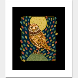 MID CENTURY GOTHIC Burrowing Owl Posters and Art